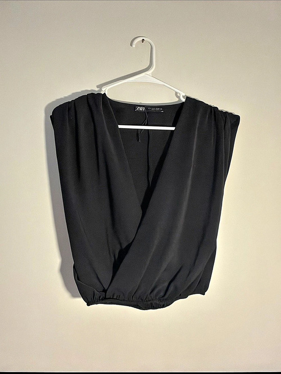 Zara Tops - Zara Black Blouse Size Small Like New